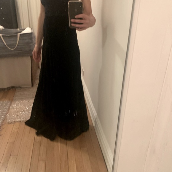 Vintage Ellen Tracy high waisted velvet skirt - Picture 6 of 6